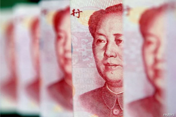 Čínsky jüan; zdroj: Reuters