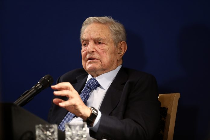 George Soros; Fotograf: Simon Dawson/Bloomberg