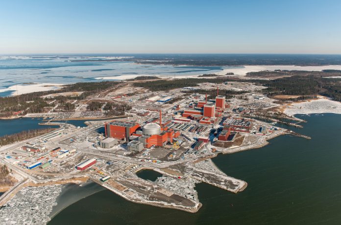 Jadrový reaktor Olkiluoto-3 vo Fínsku. Zdroj: TVO cez Bloomberg
