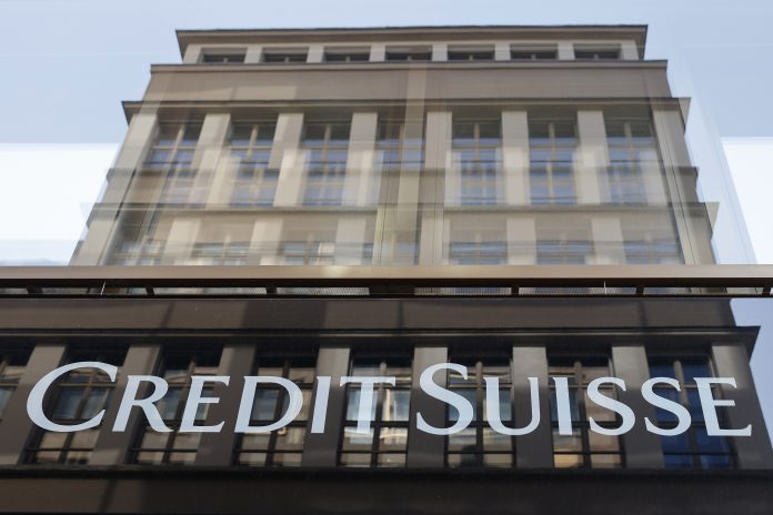 Ústredie Credit Suisse Group AG v Zürichu, Švajčiarsko; fotograf: Stefan Wermuth/Bloomberg