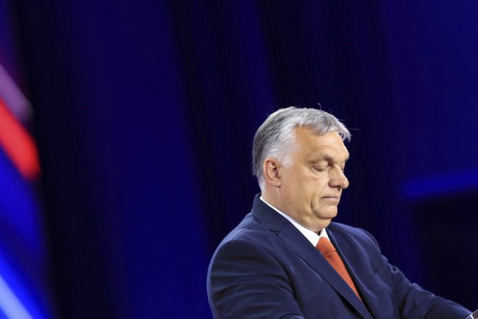 Viktor Orbán, predseda maďarskej vlády. Fotograf: Dylan Hollingsworth/Bloomberg