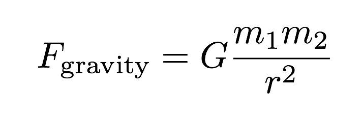 Vzorec gravitácie